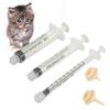 3pcs Pet Syringe Dispenser Professional Cat Dog Medicine Feeder for Cats Dogs Small Animals