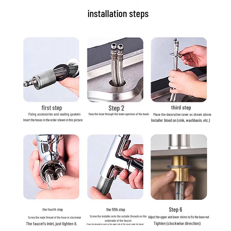 Hot & Cold Bathroom Basin Faucet