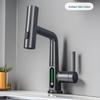 XibaoMu Multifunction Digital Display Pull-out Basin & Kitchen Faucet