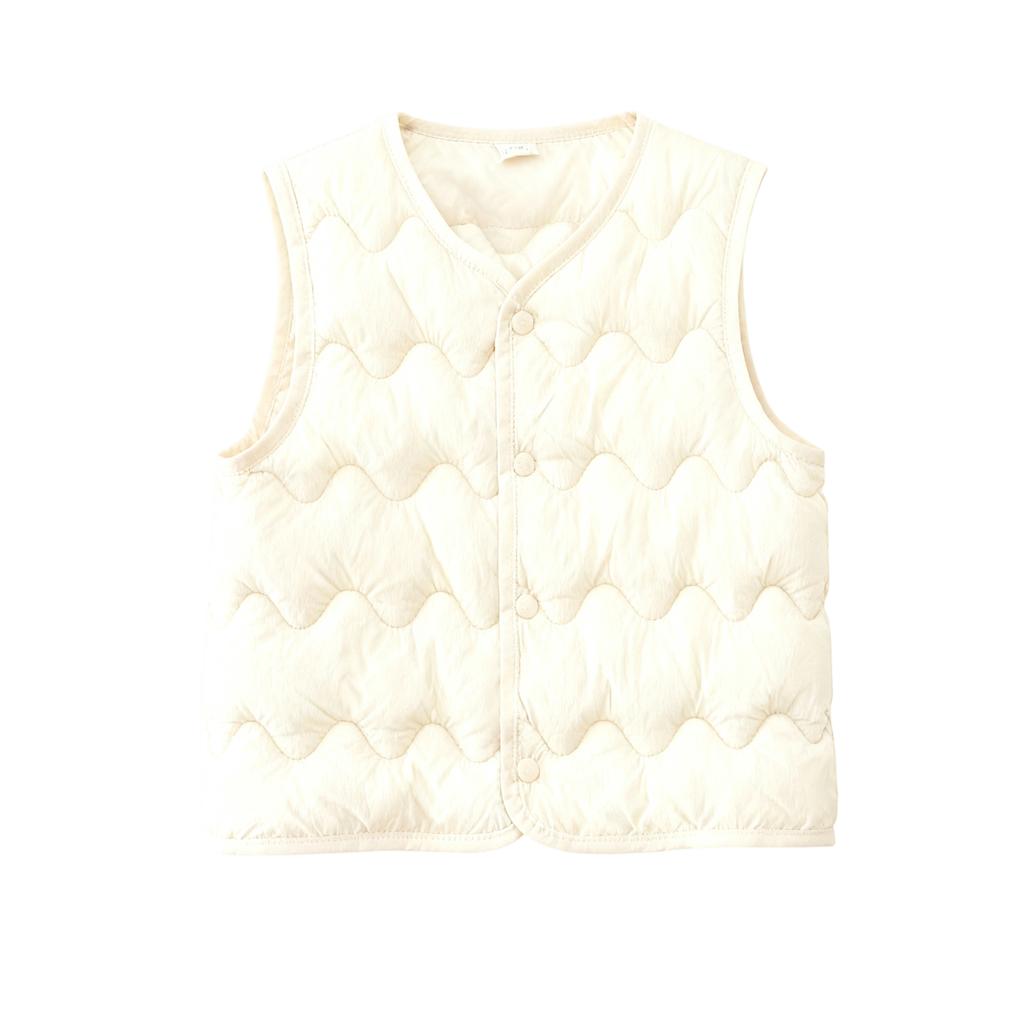 Children's Fashionable Casual Hooded Vest Jacket
