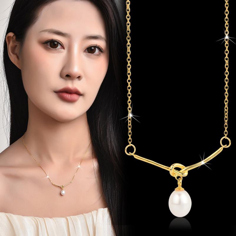 Stylish Minimalist Baroque Pearl Choker Necklace For Women With Timeless Elegance