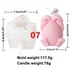 Easter 3D Rabbit Silicone Candle Mold DIY Easter Egg Crystal Decor Animal Painting Plaster Gift Aromatherapy Candle Making Mould