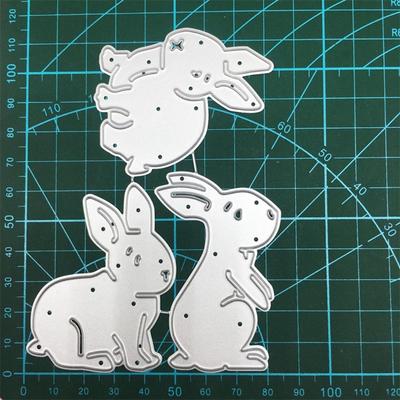 Frohe Ostern Metall-Stanzformen für DIY-Prägung Scrapbooking Karten-Album-Dekor