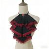 Original Retro Court Style Versatile Fake Collar Saliva Towel Lolita Lace Neck Decoration Gothic Vampire Style Bow Tie
