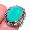 Natural Fire Opal Gemstone Handmade 925 Sterling Silver Jewelry Ring Size 8 M5g89