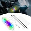 Solar Car Light Red Blue Flash Light ‑Collision for Motorcycle Truck