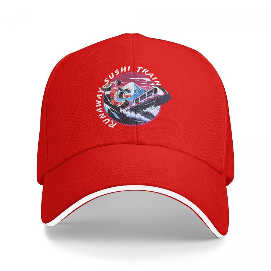Runaway Sushi Train v12 Baseball Cap Unique hats Male hat Golf Hat sun caps Caps For Women Mens
