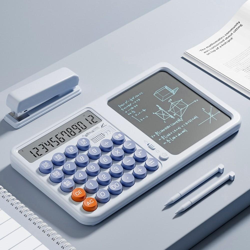 Large Display Calculator with Notepad Digital Writing Tablet Calculator  Students Stationery