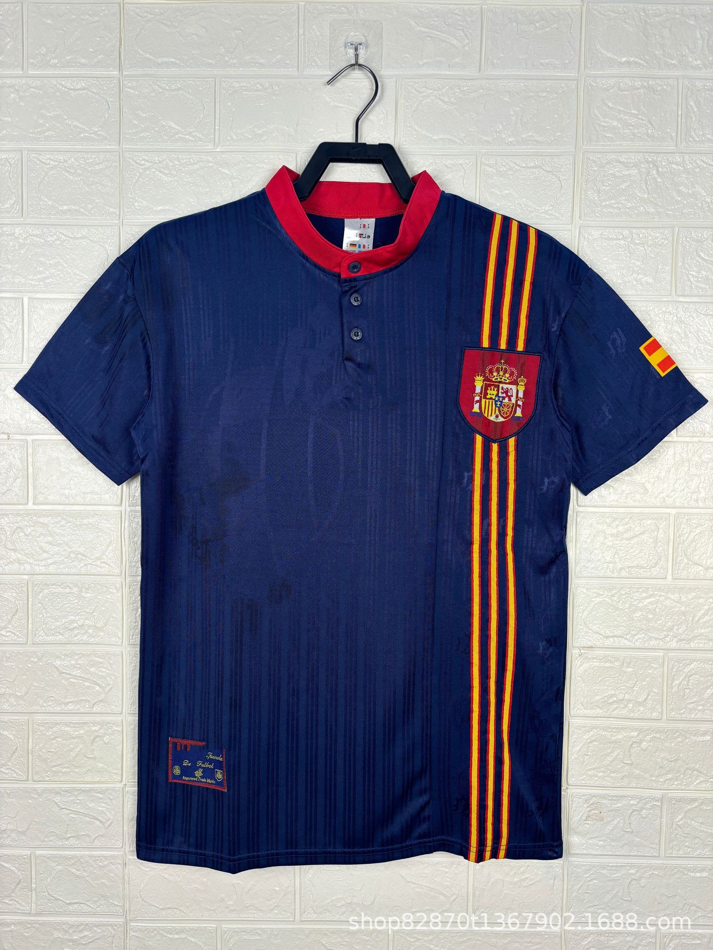 Klassisches Retro-Fan-Fußballtrikot Real Madrid Chelsea Schottland Portugal Paris Fußballtrikot M
