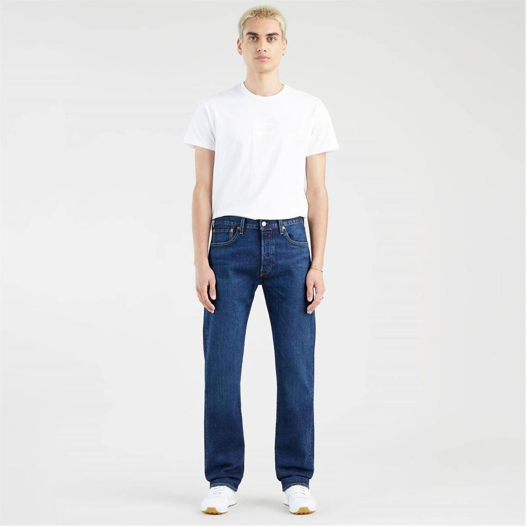 Levis Mens 501 Original Crash Courses Jeans