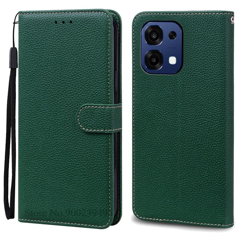 

Для чехла OPPO A6 Pro Чехол для телефона OPPO A6 Pro 5G 4G Кошелек Кожаный чехол-книжка Для чехла OPPO A6 Pro Чехол-книжка Coque Fundas Etui OPPO A6 Pro 5G 4G темно-зеленого