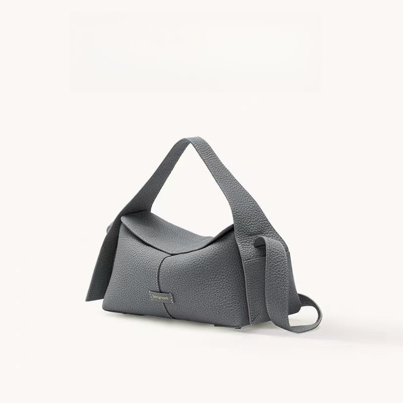 Ear-hanging Eaves Bag for Women's First Layer of Leather Commuting Hand-held Crossbody Bag