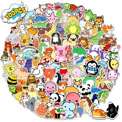 100-900 Pieces Of Graffiti Stickers, Cartoon Graffiti Personalized Body Stickers