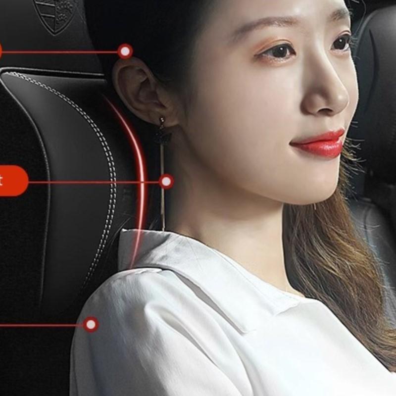 Leather Car Headrest Lumbar Pillow Neck Gap Filler Pillow For Lexus IS250 IS200 CT200h GS300 LS430 RX450h LX570 IS300 ES RX LS