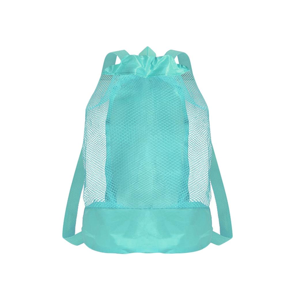 Plaj Çantası Büyük, Düz Kum Geçirmeyen İpli Plaj Sırt Çantası, Havuz, Plaj İçin Oyuncak Top Saklama Çantaları Paketleri, Çocuklar İçin Deniz Kabuğu Toplama Plaj Çantaları