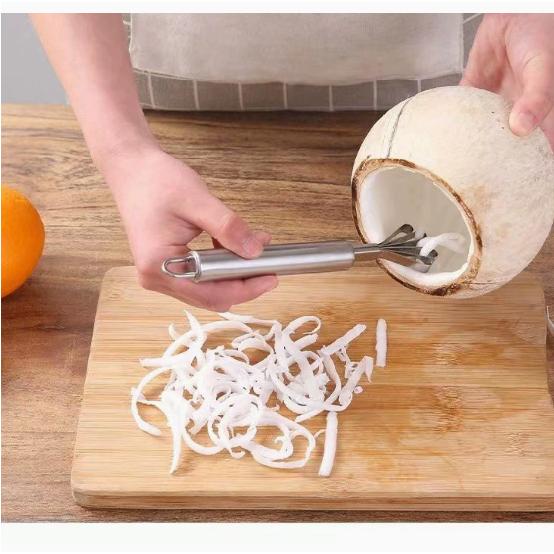 1 pezzo Utensile da cucina multiuso in acciaio inossidabile Sega Dentata Grattugia Cocco Rimuovi Squame Pesce Pelapatate Squame Pesce Gadget da Cucina