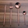Stainless Steel Coffee Spoon Mini Round Polishing Espresso Spoon Antipasto Spoon for Coffee Dessert Cake (Rose Gold)