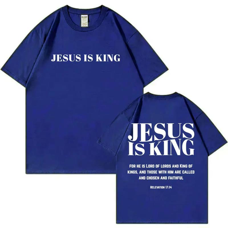 Christian Bible Verse Merch T Shirt Streetwear Fashion Oversized O-Neck T-shirts Men Women Casual Cotton Short Sleeve T-shirt