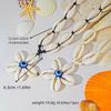JMXD-Fashion Exaggerated Necklace Shell Pendant Summer Vacation Necklace Women's Beach Wind Handmade Shell Woven Necklace