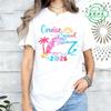T-shirt Stampate Squadra Crociera 2026 Crociera di Compleanno in Famiglia T-shirt Harajuku da Donna Manica Corta Abbigliamento Femminile Top Tee Street