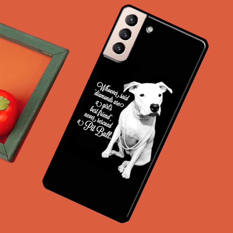 Pit Bull Lovely Pet Dog Pitbull Case For Samsung Galaxy S23 S22 Plus S8 S9 S10 Note 10 Note 20 Ultra S20 FE S21 Ultra Coque
