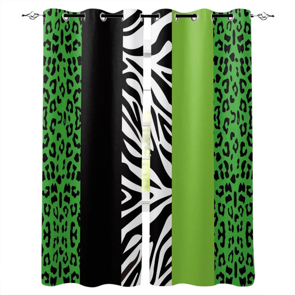Minimalist Black And White Stripes Drapes Decoration Swag Children Room Curtain 2Panels With Grommets Window Treatment Window Free Shipping
