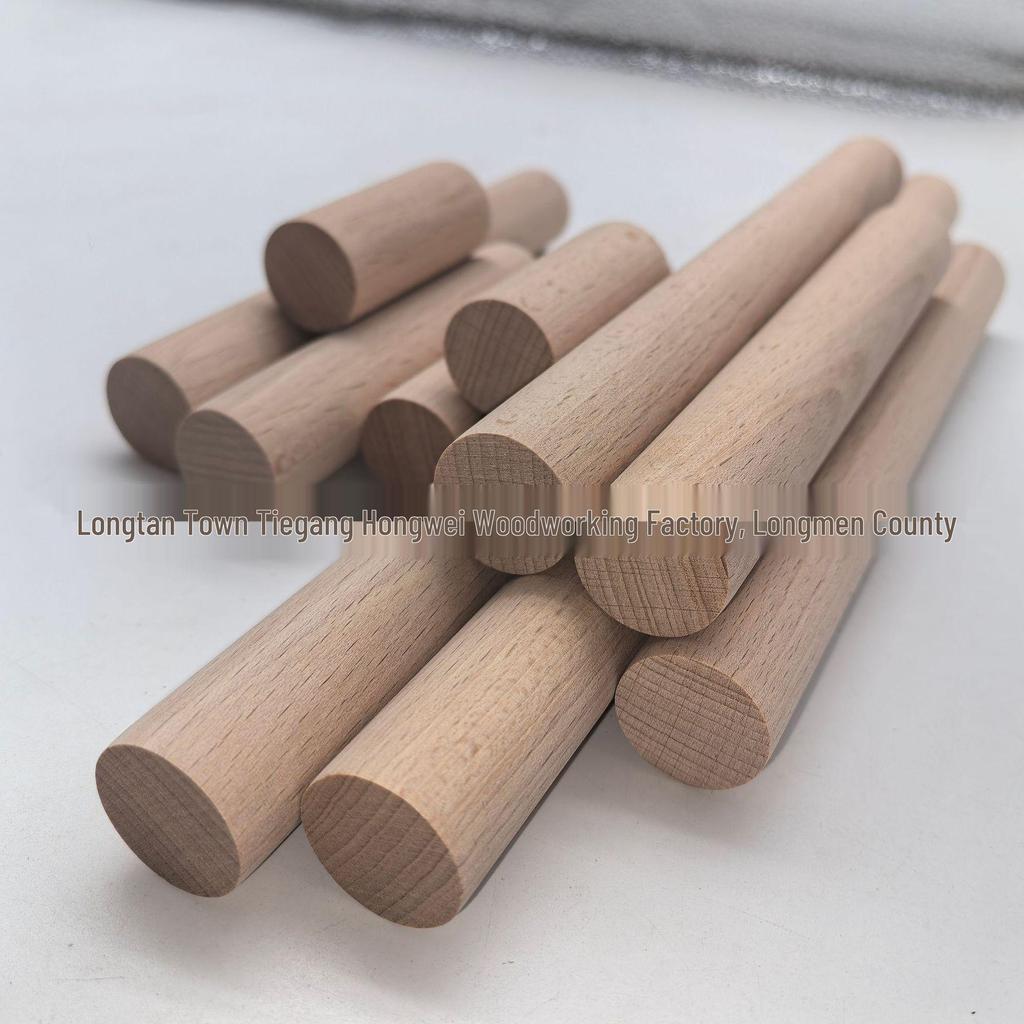 Beech Wood Clothes Drying Rods - 2.0 & 2.2 Round Sticks and Handles