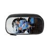 Pen Bag Football Star Student Big Capacity School Supplies Zipper Pencil Pouch Haaland Pattern Pencil Case Makeup Bag