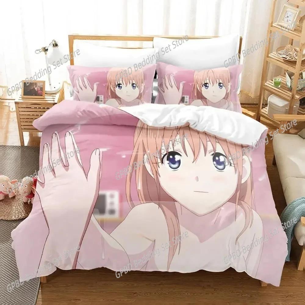 B Gata H Kei Bedding Set Single Twin Full Queen King Size Bed Set Adult Kid Bedroom Duvetcover Sets 3D Print Anime Bed Sheet Set
