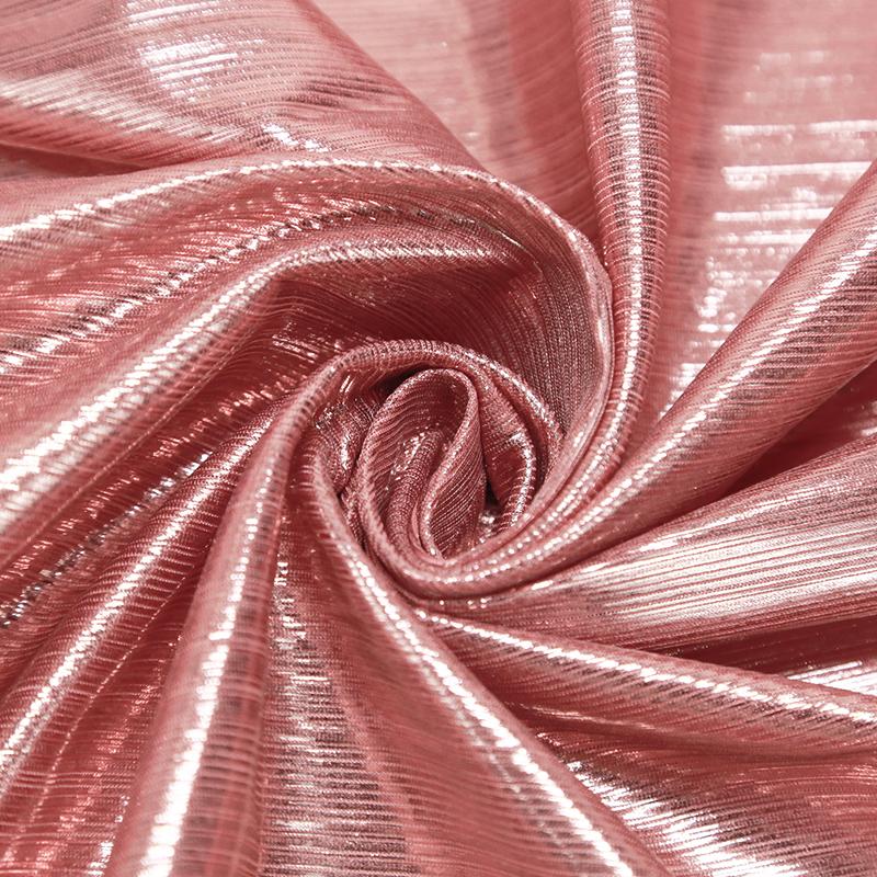 Sparkling Elastic Fabric for Dance Wear Costumes Dress Gilded Soft Stretch Fabric Background Decoration Clothing DIY Material