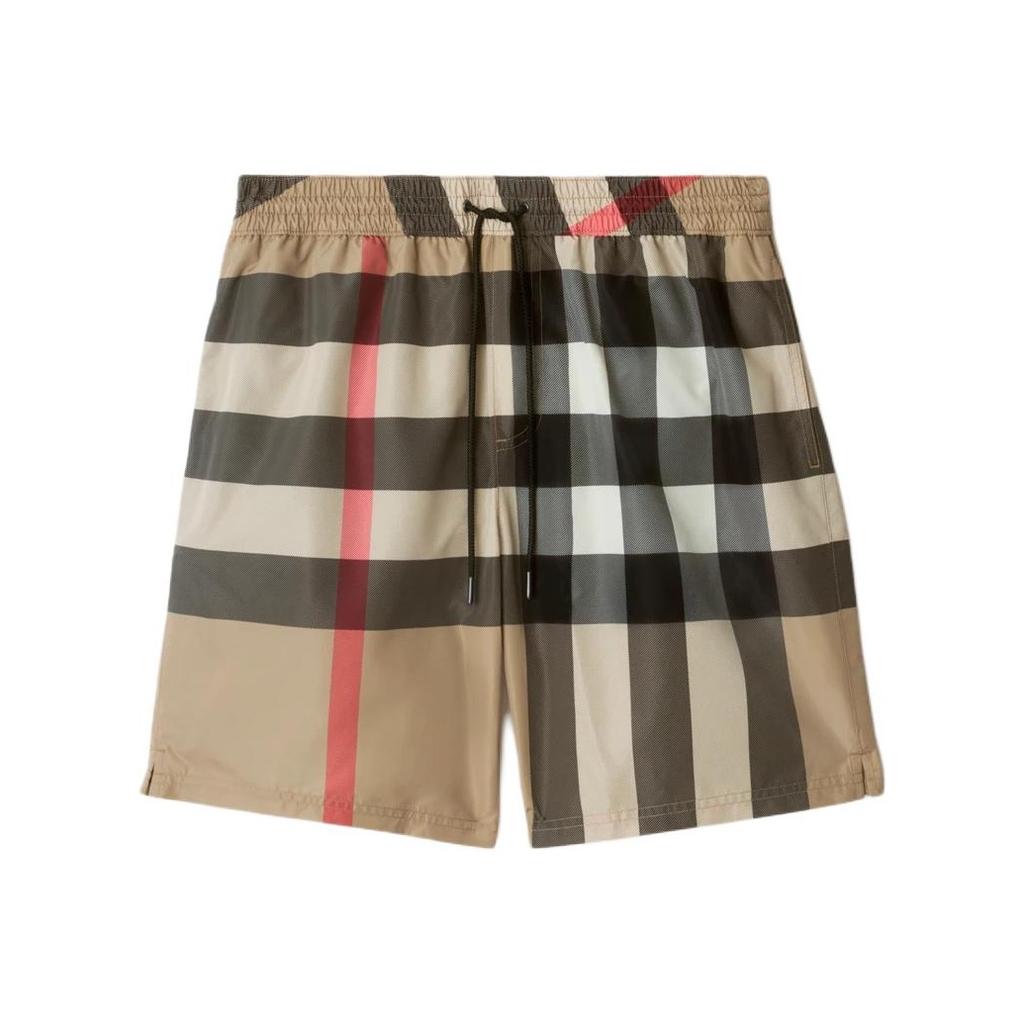 Burberry Plaj Şortu Erkek Bej 81126821