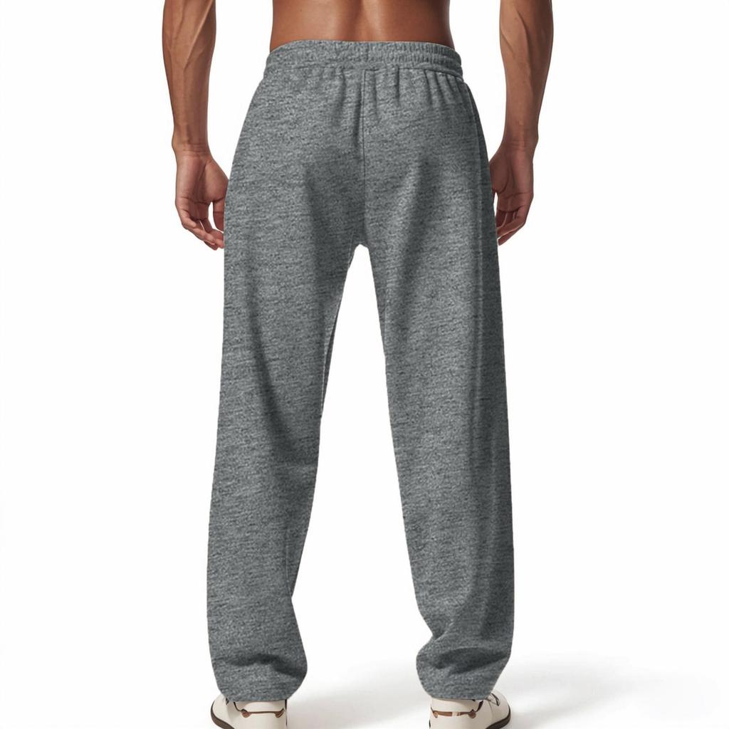 Sports Fitness Solid Color Trousers Loose Running Casual Large Size Sweatpants