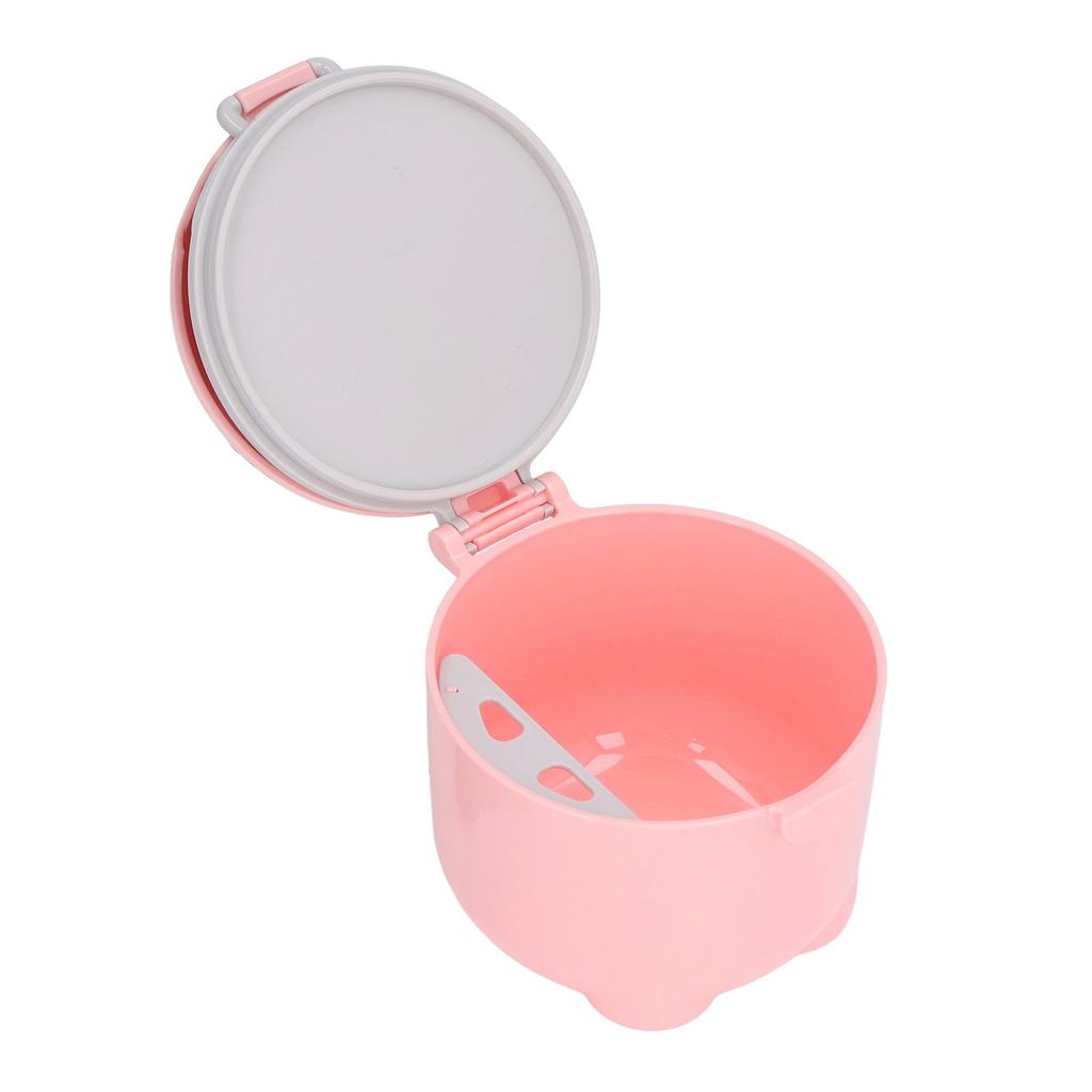 Baby Food Containers Large Pink Safe PP Material Sufficient Capacity Compact Portable Cute Style