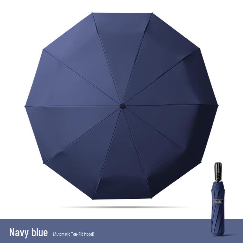 Men s Oversized Automatic Business Tri-Fold Umbrella
