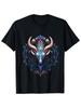 Unisex's Graphic T-Shirt With Mystical Deer & Floral Print