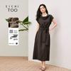 EICHITOO Women's Summer Drape Neck Raglan Sleeve Long Dress
