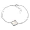 Silver Bracelet with Natural Mother-of-pearl, Item Weight 2.85 G (60002366)