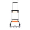 Folding Hand Truck, 275 lbs Load Capacity, Aluminum Portable Cart, Convertible Hand Truck and Dolly with Telescoping Handle and PP+TPR Wheels, Ultra