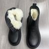 Women's Fur One Thick Bottom Heightening Winter Lightweight Warm Snow Boots Non-slip Wear-resistant Casual Sports Cotton Boots
