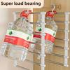 Multifunctional Folding Pants Rack - Cloud Ladder Hanging Design, Stainless Steel Pants Clips, Multi-Layer Seamless Storage