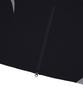 STANDARDERROR 87-Stan267 Nylon Shoulder Track Color Block Curved Hood Windbreaker Black