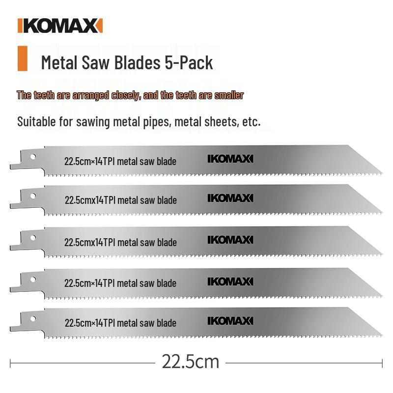 Handheld Electric Saber & Jigsaw Blade for Metal & Wood Cutting