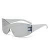 Sports Cycling Sunglasses Polarized Irregular Rimless Sunglasses Uv400 Shades Irregular Large Frame Sunglasses For Driving