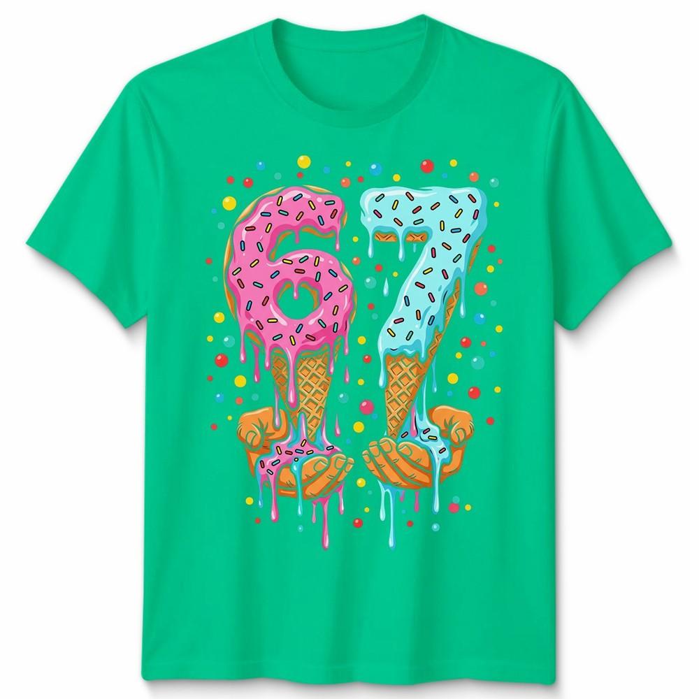Funny Spotty 67 Unisex T Shirt Six Seven Dotty Spot Tee Graphic Top