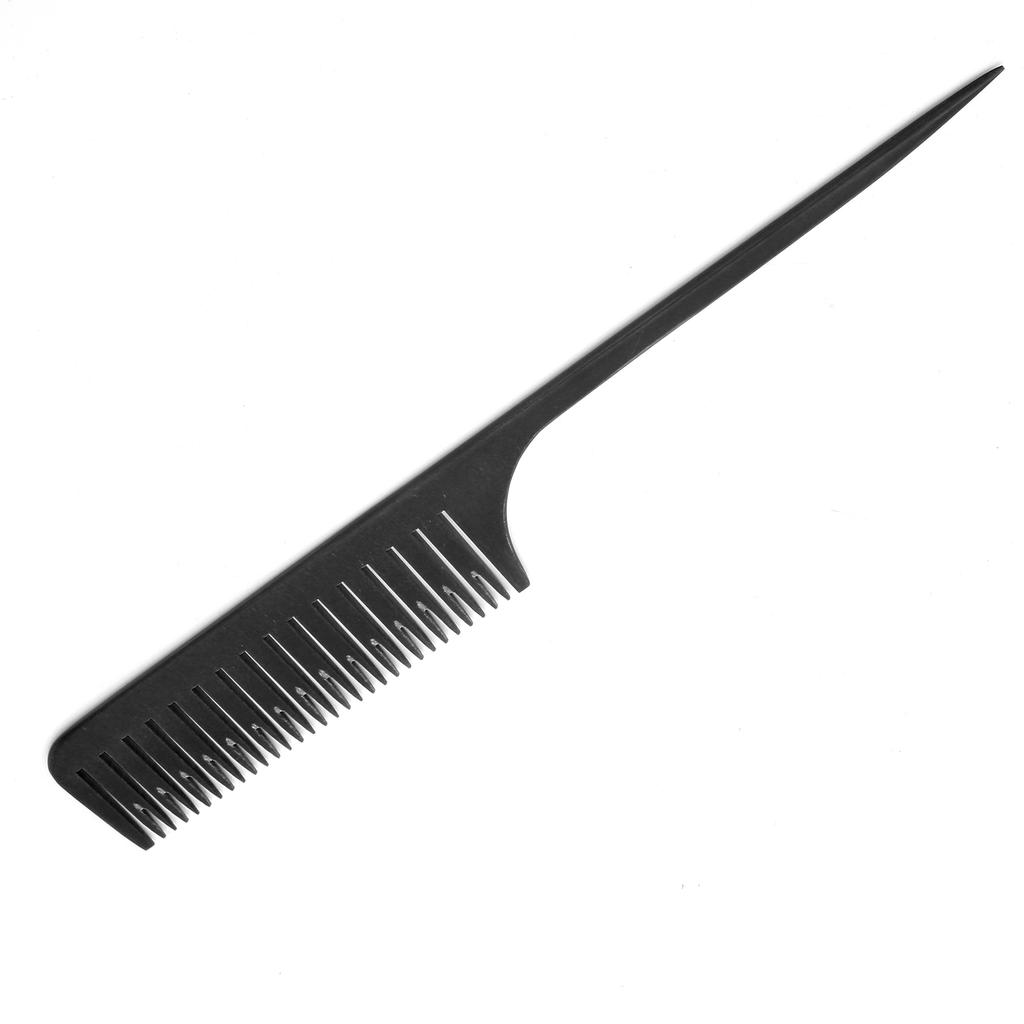 Hair Coloring Highlight Tail Comb AntiStatic Hair Sectioning Dyeing Comb for Hair Salon(Black )