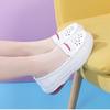 Anzuen Women's Genuine Leather Breathable Nurse Work Shoes