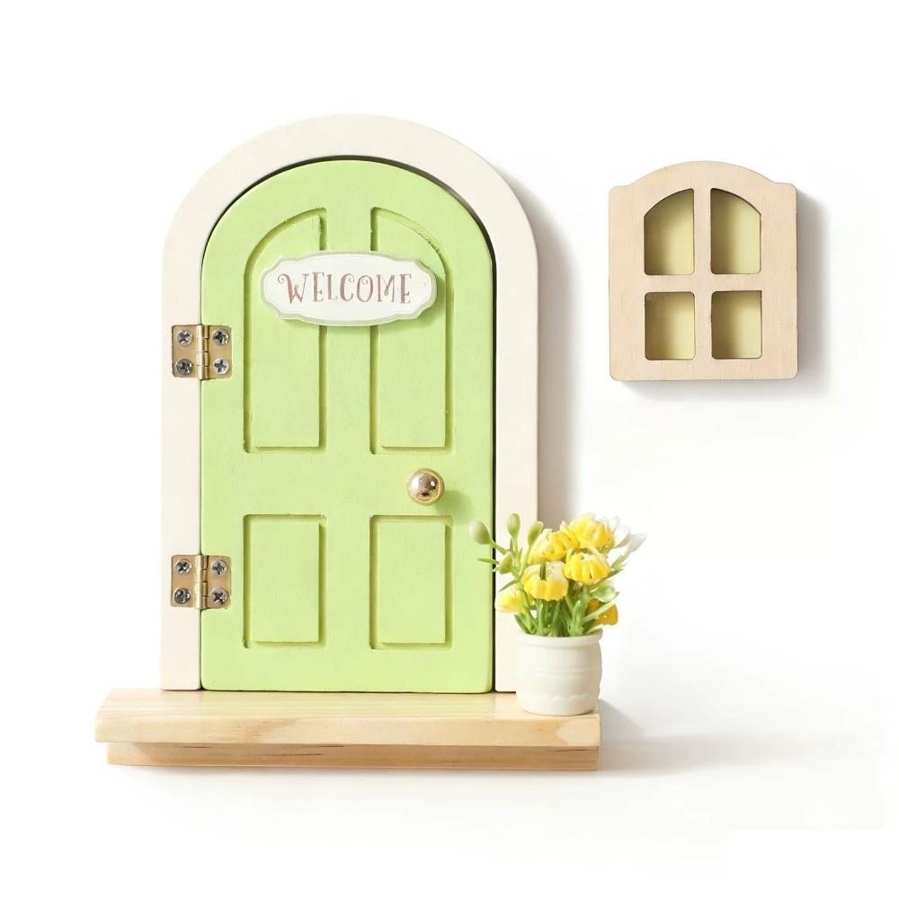 Gloeit in het Donker Raam Fee Elf Deur Creatief Muisgat Kinderkamer Decor