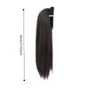 Hair Hoop Half Headband Wig Korean Style Long Straight Hair Simulated Pearl Headband Wig  Party