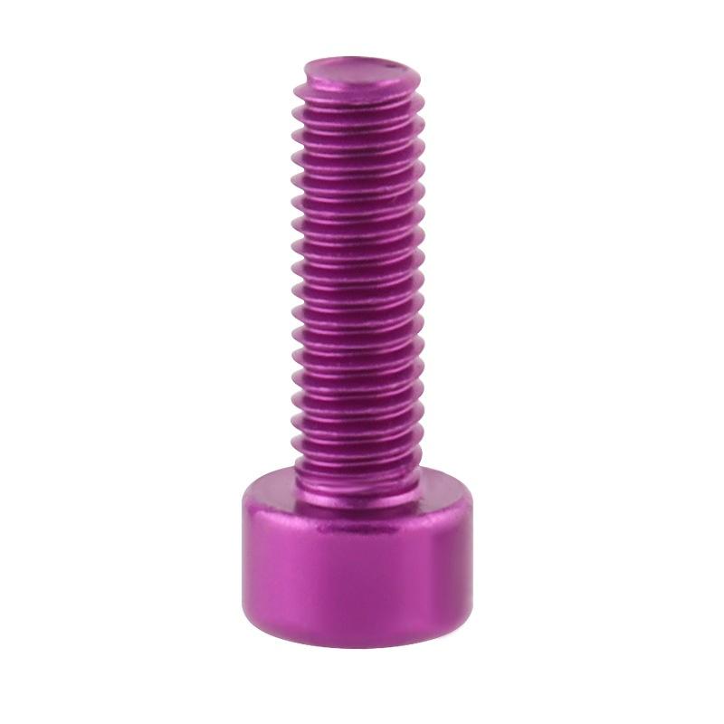 

(YY)4Pcs 2025 New Bike Water Bottle Cage Bolts Holder Aluminum Alloy Screws Hex Socket Screws Bicycle Accessories 7 Colors