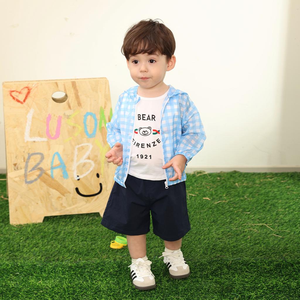 LUSON Children's Summer Breathable Sunscreen Jacket